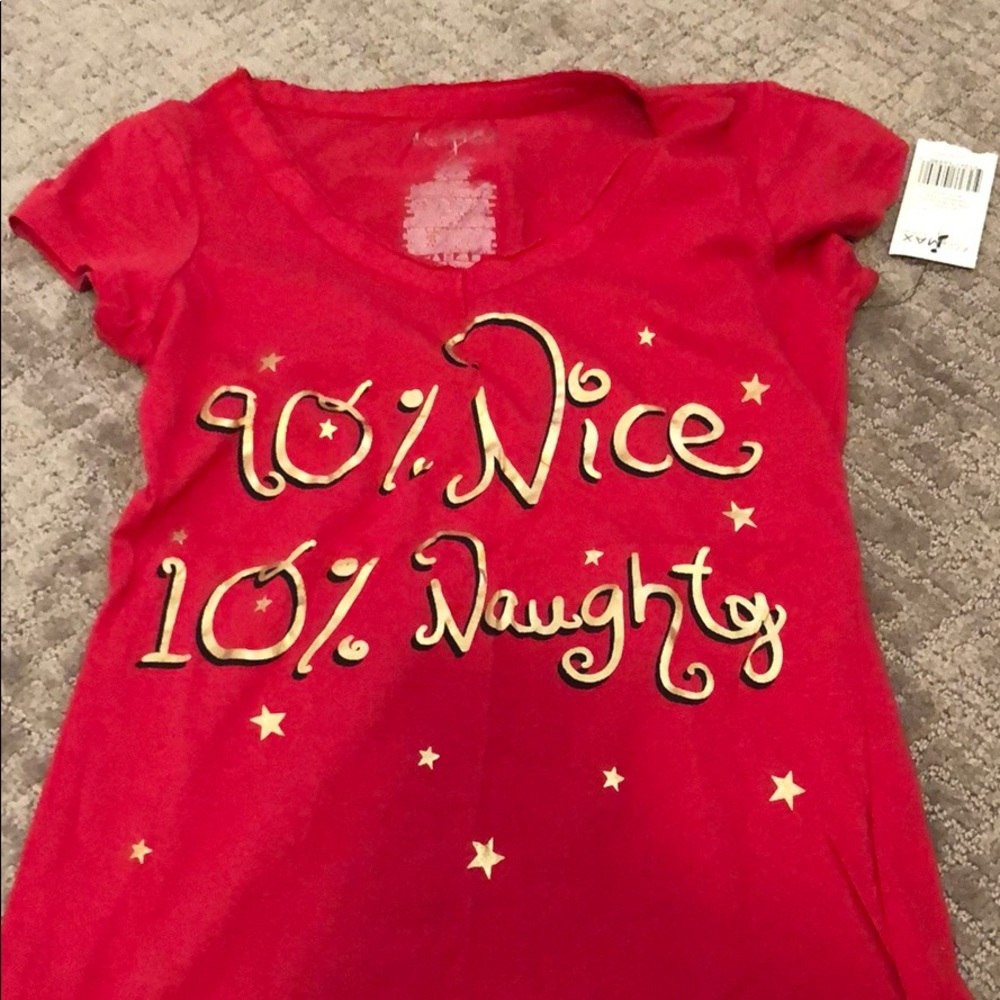 Naughty and nice Christmas shirt